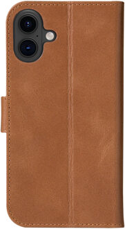 dbramante1928 Copenhagen Bookcase voor de Apple iPhone 16 Plus - Tan Bruin