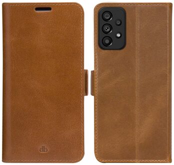 dbramante1928 Copenhagen Slim Samsung Galaxy A53 Book Case Leer Bruin