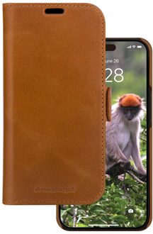 dbramante1928 Lynge Bookcase voor de Apple iPhone 15 Pro - Tan Bruin