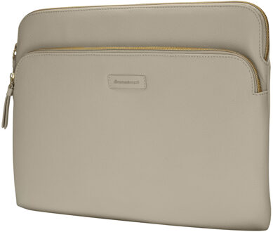dbramante1928 Paris+ Sleeve - Laptop hoes 13 inch - Echt leer - MacBook Pro / Air 13 inch - Sand Dune Beige - 13.6