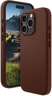 dbramante1928 Roskilde Backcover MagSafe voor de Apple iPhone 16 Pro - Dark Tan Bruin
