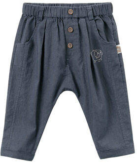 DBX12614-2 dave bella baby boy broek lente baby mode effen broek kinderen broek grijs blauw / 6(120cm)
