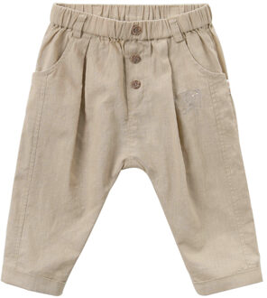 DBX12614-2 dave bella baby boy broek lente baby mode effen broek kinderen broek khaki / 6(120cm)