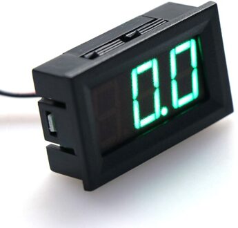 Dc 0-100V 3-Draad Voltmeter Led 0.56in Digitale Voltage Meter Panel Monitor Tester groen