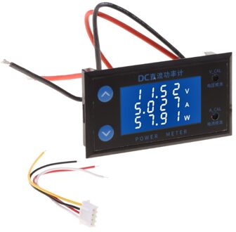 Dc 0-200V 10A Voltmeter Amperemeter Power Meter Voltage Current Monitor Panel Meter