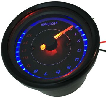 DC 12 V Motorfiets Toerenteller Gemodificeerde LED Digitale Display Motorbike Gauge Motorcycle LED Toerenteller