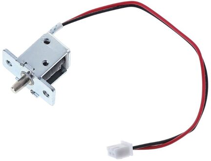 Dc 12V 0.5A Mini Elektrische Magnetische Kabinet Bolt Push-Pull Lock Release Vergadering Solenoid Toegangscontrole