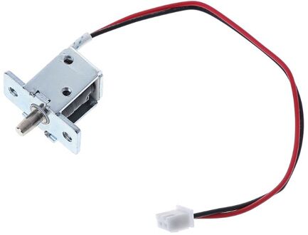 Dc 12V 0.5A Mini Elektrische Magnetische Kabinet Bolt Push-Pull Lock Release Vergadering Solenoid Toegangscontrole