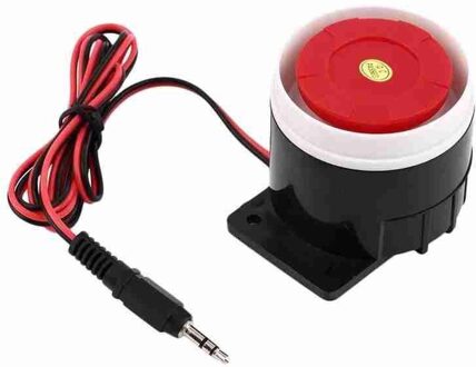 Dc 12V 120dB Mini Luid Bedrade Hoorn Sirene Sound Home Alarm Accessoire Systeem Indoor V5X8