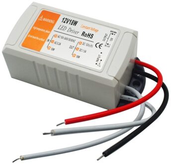DC 12V 18W Voeding Verlichting Transformator LED Driver Adapter Schakelaar Voor LED Strips LED Verlichting CE RoHS