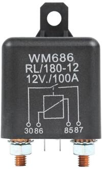 Dc 12V 200A Zware Split Lading/Lier Relais 4 Pin Voor Auto Van Boot Marine 2.4W lange-Termijn En 4.8W Intermitterende Werk 100A
