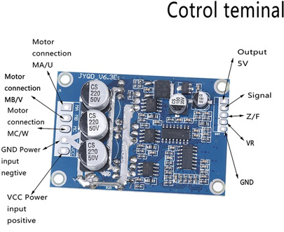 DC 12v-36v 500w Pwm Hall Motor Controller Balancing Car Driver Control Module Balanced BLDC Driver Board