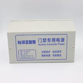 Dc 12V 3A/5A Ac 220V Deur Toegangscontrole Systeem Schakelaar Voeding Voor Vingerafdruk Toegangscontrole systeem AC 220V 5A wit