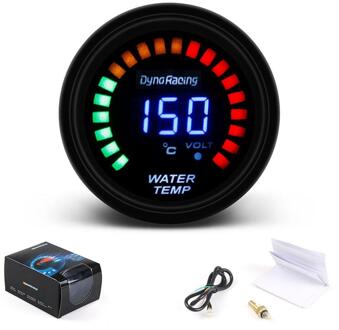 Dc 12V Auto Led Digitale Water Temp Temperatuurmeter Auto Digitale Analoge Led Elektronische Water Temperatuur Meter Auto Accessoires