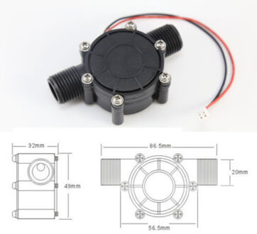 Dc 12V Dc Generator 10W Micro-Hydro Water Turbine Generator Water Lader Led
