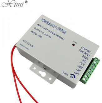 Dc 12V Deur Toegangscontrole Systeem Schakelaar Voeding 3A Ac 110 ~ 260V Rfid Vingerafdruk Toegangscontrole systeem