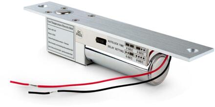 DC 12V Metalen Electric Bolt Lock NC Fail Veilig Insteekslot Elektronische Toegangscontrole Sloten voor Glazen Enkele Deur Thuis security System