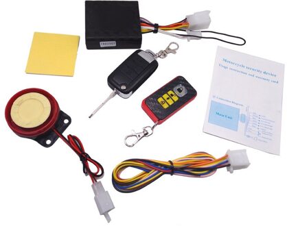 Dc 12V Motorfiets Dual Afstandsbediening Alarm Motorbike Veiligheid Alarma Systeem Fiets Moto Motor Scooter Anti-Diefstal Bescherming alarm