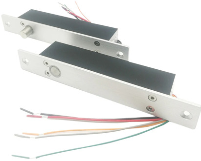 DC 12V NO NC Mortise Door Lock Fail Safe fail Secure Narrow Electric Bolt Lock