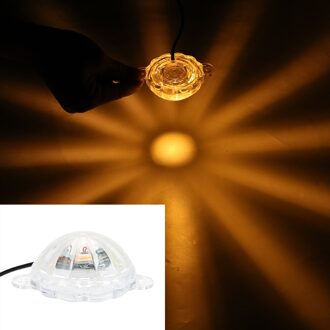 Dc 12V Sfeer Lamp Motorfiets Verlichting Moto Chassis Licht Motorbike Flash Strobe Light Led Sfeer Lamp geel licht