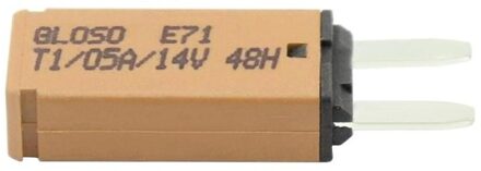 DC 14V Handmatige Reset Auto Reset Mini ATC Circuit Breaker Blade Zekering voor Motorfiets Vrachtwagen Boot Marine Auto Accessoires 30A Bruin