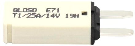 DC 14V Handmatige Reset Auto Reset Mini ATC Circuit Breaker Blade Zekering voor Motorfiets Vrachtwagen Boot Marine Auto Accessoires 30A wit