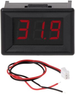 Dc 2.4V-30V 2 Draden Voltmeter Mini 0.36 "Digitale Voltage Gauge Meter Voor Auto