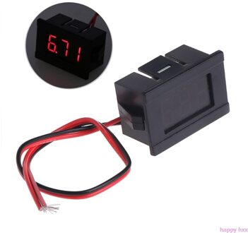 Dc 2 Draden 4.5-30V Mini Led Digitale Display Voltmeter Volt Voltage Panel Meter R9CC