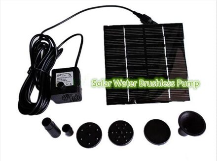 Dc 200L/H Solar Water Brushless Pomp Voor Fontein Tuin Kleine Type Zonne-energie Voor Zwembad Garde Landschap