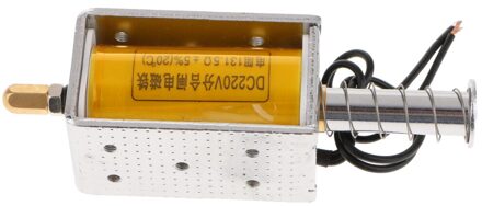 Dc 220V 34.5 Mm Push-Pull Actuator Frame Type Elektromagneet Solenoid Elektrische