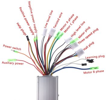 Dc 24/36V 250W Borstelloze Regulator Speed Controller Scooter E-Bike Elektrische Motor