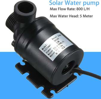 Dc 24V Water Circulatiepomp Voor Water Borstelloze Motor 800L/H 5M Borstelloze Motor Water Circulatie Water vijver Pomp