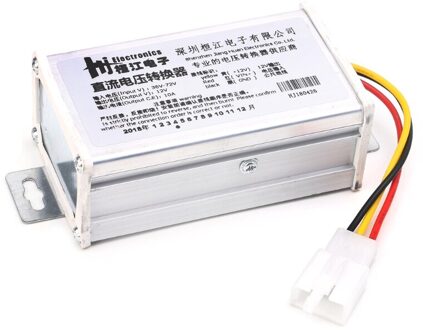 Dc 36V 48V 72V Naar 12V 10A 120W Converter Adapter Transformator Voor E-Bike elektrische