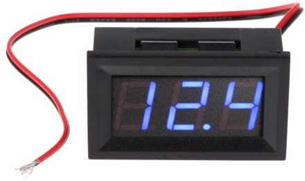 Dc 4.5 V-30 V Digitale Voltmeter 0.56 "Led 2-Draden Voltage Volt Meter Panel Gauge blauw