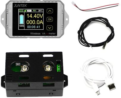 Dc 400V 300A Draadloze Bi-Directionele Voltmeter Ampèremeter Capaciteit Volt Power Meter G88B