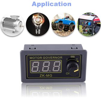 Dc 5-30V 12V 24V 5A Dc Motor Controller Pwm Verstelbare Speed Digitale Display Encoder Duty verhouding Frequentie Max 15A ZK-MG