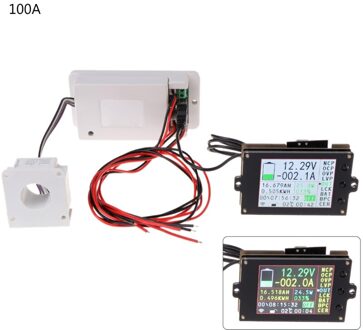 Dc 500V 100A 200A 500A Draadloze Voltmeter Amperemeter Coulombmeter Batterij Meter