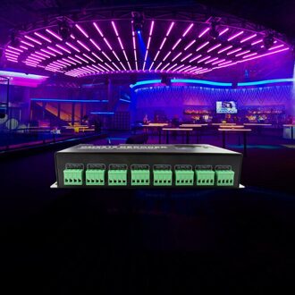 Dc 5V 12V 24V 24 Kanaals 3A/Ch Led Dmx 512 Decoder Led Controller Signaal Converter dmx Controller Rgb 5050 3528 Led Strip Licht