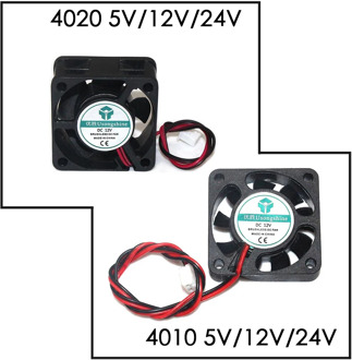 DC 5V/12V/24V Computer CPU Cooler Mini Cooling Fan 40MM 40x40x10mm/40x40x20mm Small Exhaust Fan for ender 3 CR10 3D Printer