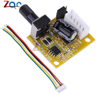 DC 5V-12V 2A 15W Three Phase No Sense Brushless DC Motor Speed Controller BLDC Driver Board Module with Cable