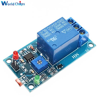 DC 5V 12V Relays Light Photoswitch Sensor Switch Relay LDR Photoresistor Module Light Sensor Switch Board for Street Light