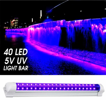 Dc 5V 40LED Uv Ultraviolet Strip Buis Licht Bar Partys Lamp Blacklight Usb