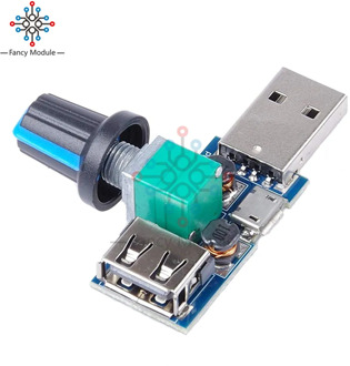 DC 5V Micro USB Fan Governor Wind Speed Controller Air Volume Regulator Cooling Mute Multifunction Noise Reduction Switch Module