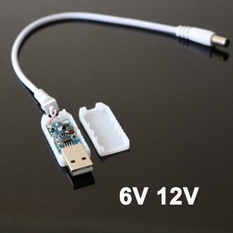 Dc 5V Naar Dc 6V 12V Voeding Boost Lijn Boost Module Usb Connector Converter Adapter Usb kabel Lood-Zuur Batterij Oplader