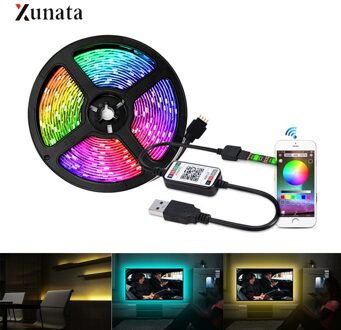 DC 5V SMD5050 GRB LED Strip Licht 30 Leds/m Flexibele LED Tape met Mini WiFi Bluetooth USB controle Led Lint voor TV Backlight 3m