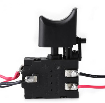 DC 7.2 V - 24 V 16A Electric Drill Control Switch Cordless Trigger Switch With Small Light for Power Tools