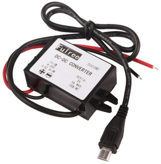 Dc 8-50V Naar 5V Step Down Converter Micro Usb Output Kabel Buck Power Adapter