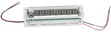 Dc 9-15V Digitale Cymometer Rf Signaal 0.56Inch Led 0.1Mhz-60Mhz 20Mhz-2.4Ghz Frequentie Teller Met Transparante Shell