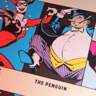 DC 90th Anniversary Villains Art print