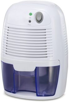 Dc 9V Draagbare Mini Ontvochtiger Huishouden 500Ml Vocht Absorberende Lucht Droger Met Auto-Off En Led Indicator luchtontvochtiger